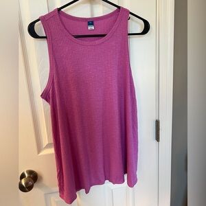 Old Navy Fuchsia Sleeveless Muscle Tee